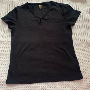 Ann Klein Sport Black Top